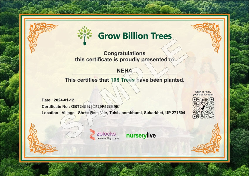 Trees for Shree Ram in Ayodhya Ji
