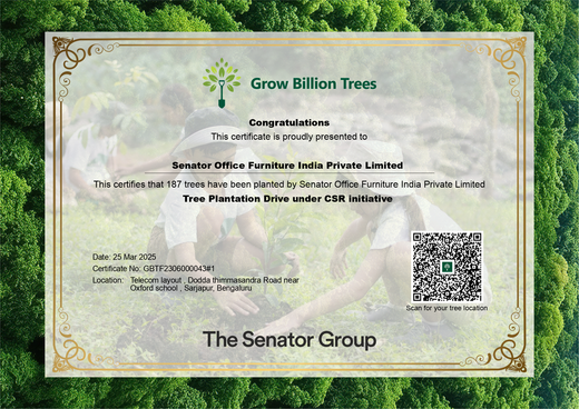 Sustainable Future: Senator Office Furniture India’s CSR – Planting