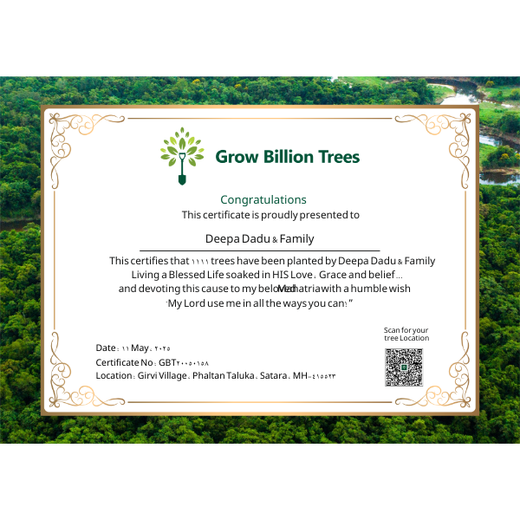 A Green Tribute of Devotion: Deepa Dadu’s Sacred Sustainability – 6 months