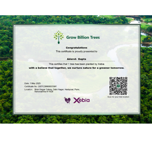 Green Intelligence: Xebia’s Smart Step Toward Sustainability – 6 months