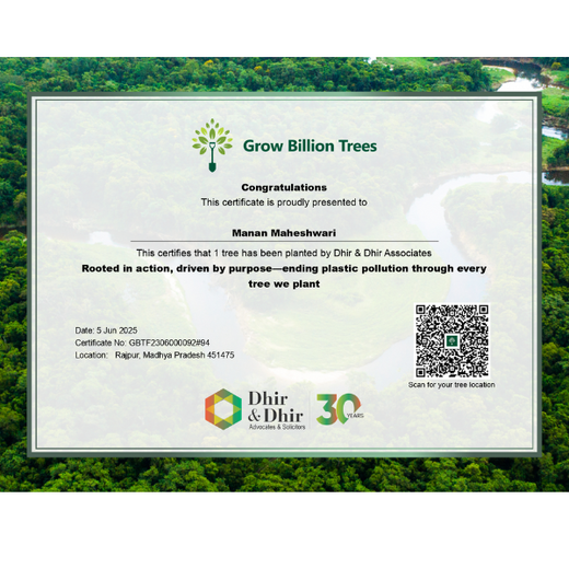 Law Meets Land: Dhir & Dhir Associates Advocates for Community Forests – Planting