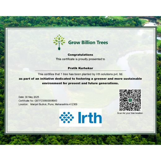 SaaS Meets Sustainability: Irth Solutions’ CSR Through Urban Forests – 6 months