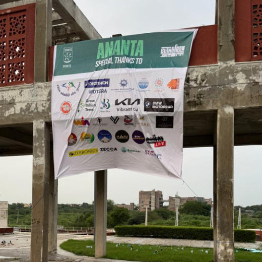 Blithchron 2025 at IIT Gandhinagar: Sustainability Run for Earth – Planting