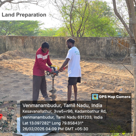 Caterpillar's Legacy: A Learning forest in Kadambathur, Thiruvallur – Planting
