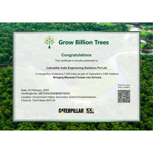 Caterpillar's Legacy: A Learning forest in Kovilambakkam, Chennai – 6 months