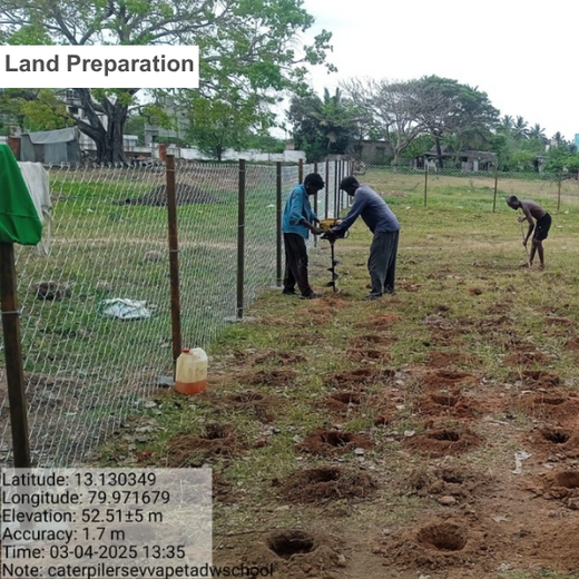 Caterpillar's Legacy: A Learning forest in Sevvapet, Thiruvallur – Planting