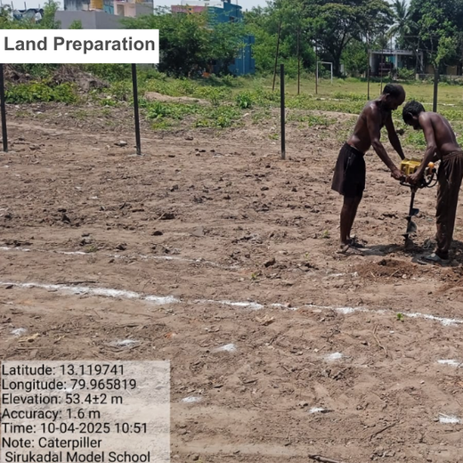 Caterpillar's Legacy: A Learning forest in Sirukadal, Thiruvallur – Planting
