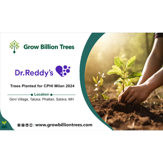 Dr. Reddy’s Green Commitment for Every Connection at CPHI Milan 2024 – Planting