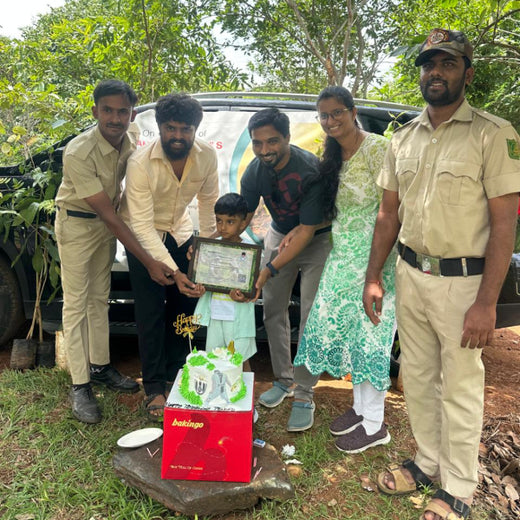 Celebrating Prahas Krishaan's 4th Birthday with a Gift to Nature – 6 months