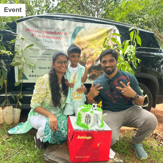 Celebrating Prahas Krishaan's 4th Birthday with a Gift to Nature – 6 months