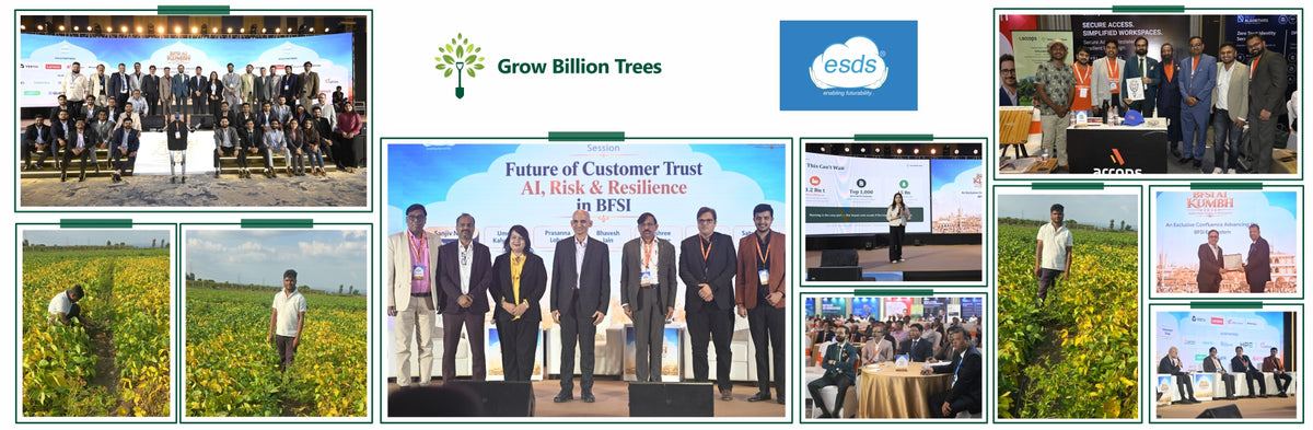 ESDS & Accops: Planting a Greener Future for AI Kumbh