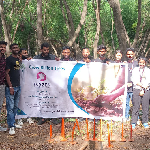 Empowering Green Growth: Fabzen Technologies' Employee-Driven Urban Forest – Planting