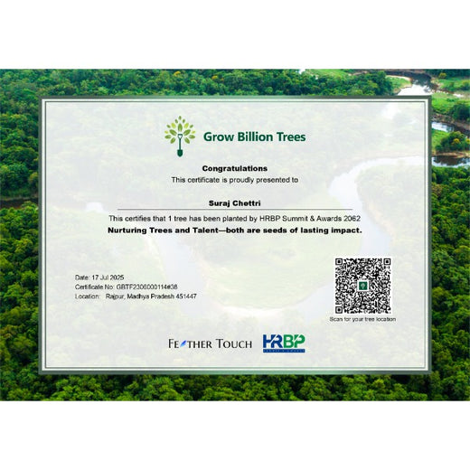 Feather Touch Footprint: HRBP Recognition Rooted in Sustainability – 6 months
