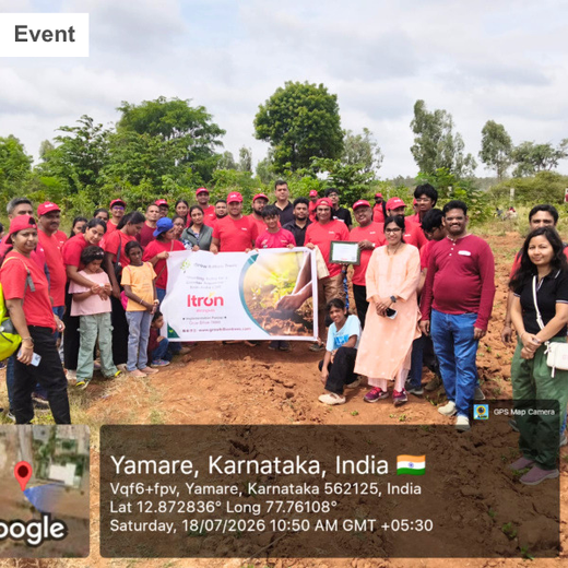 Itron India Pvt Ltd: Creating Green Impact Through CSR in Bengaluru – Planting