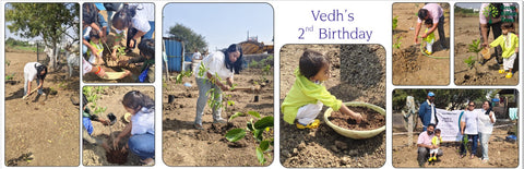 Celebrating Vedh’s 2nd Year by Giving Back to Nature