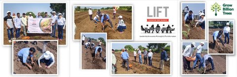 LIFT Team's Green Diwali Initiative: Planting Trees for a Sustainable Future through Agroforestry