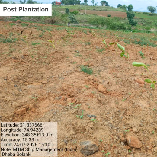MTM SHIP MANAGEMENT(INDIA): Supporting 'Ek Ped Maa Ke Naam' – Planting