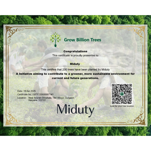 Nature’s Prescription: Miduty’s Earth Day ESG Commitment – 6 months