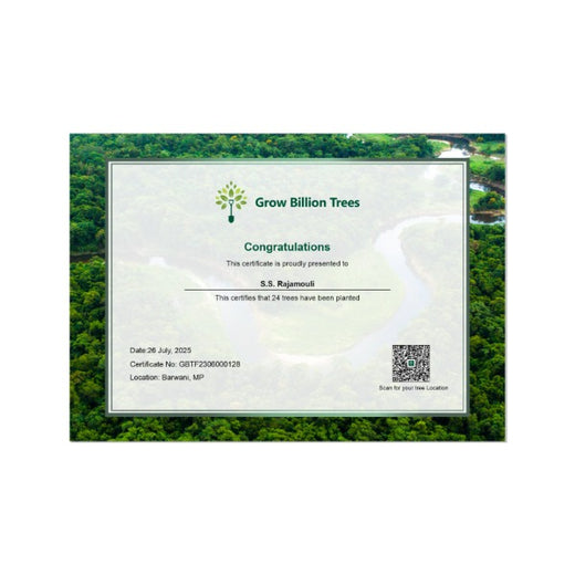 A Tree for Every Frame: Grow Billion Trees Salutes S. S. Rajamouli – Planting