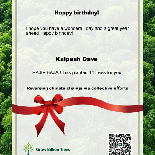 Celebrating Growth: Tree Plantation by Rajiv Bajaj for Kalpesh Dave’s Birthday – Planting