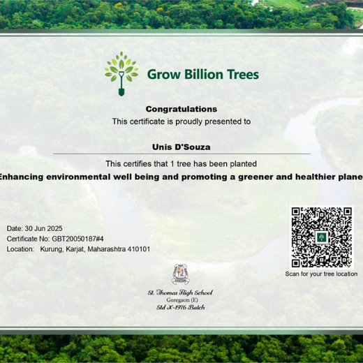 Reuniting to Reforest: St. Thomas 1976 Alumni Go Green – 6 months