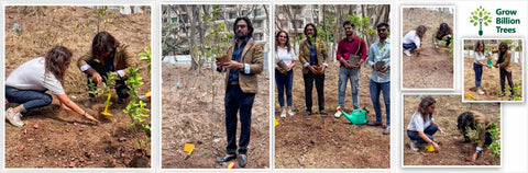 A Green Celebration: Vishal Gore Plants Trees for Sustainability on His Birthday