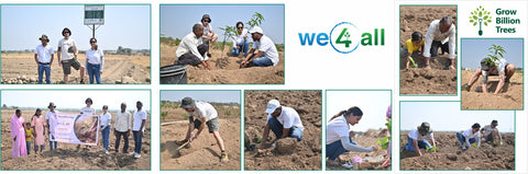 Reforesting with Purpose: We4All’s Tree Plantation for Climate & Livelihood