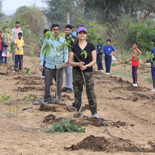 Trees for Tomorrow: Girnar Soft’s Sustainable Agriculture Initiative – Planting