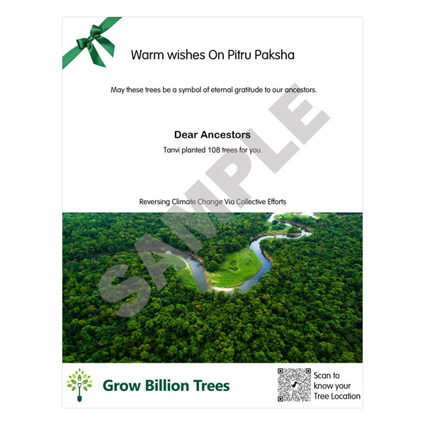 Trees for Pitru Paksha (पितृ पक्ष)