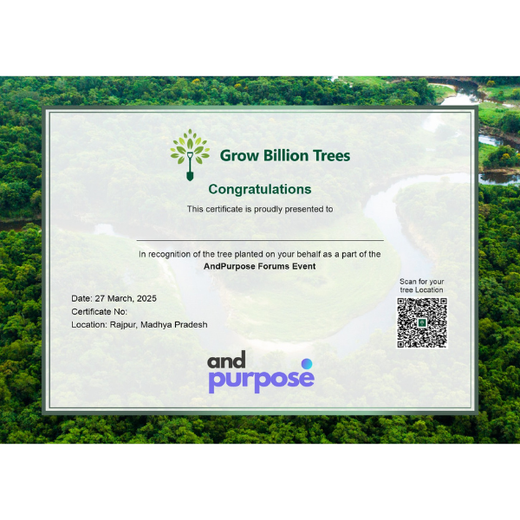 Planting Purpose: AndPurpose’s Commitment to Trees, Farmers & Impact – 6 months