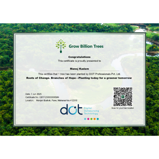 Digital Roots, Green Shoots: DOT PROFESSIONALS'  Urban Forest CSR Drive – Planting