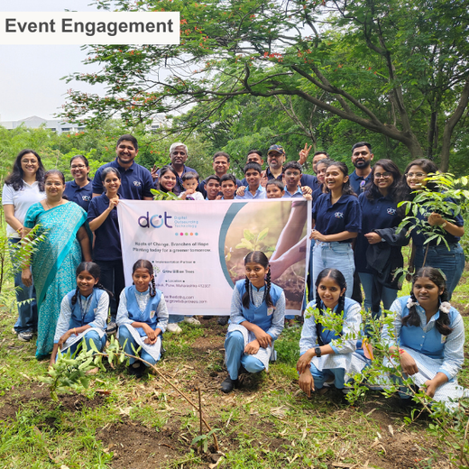 Digital Roots, Green Shoots: DOT PROFESSIONALS'  Urban Forest CSR Drive – 6 months