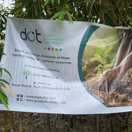 Digital Roots, Green Shoots: DOT PROFESSIONALS'  Urban Forest CSR Drive – 6 months