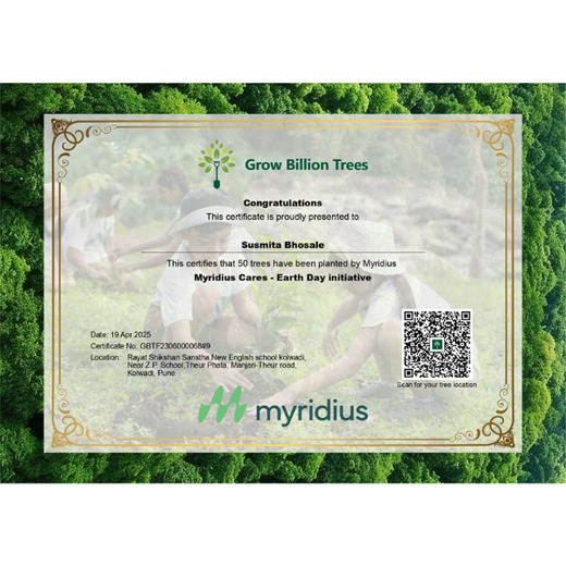 Smart Tech, Greener Earth: Myridius Takes the Green Lead – 6 months