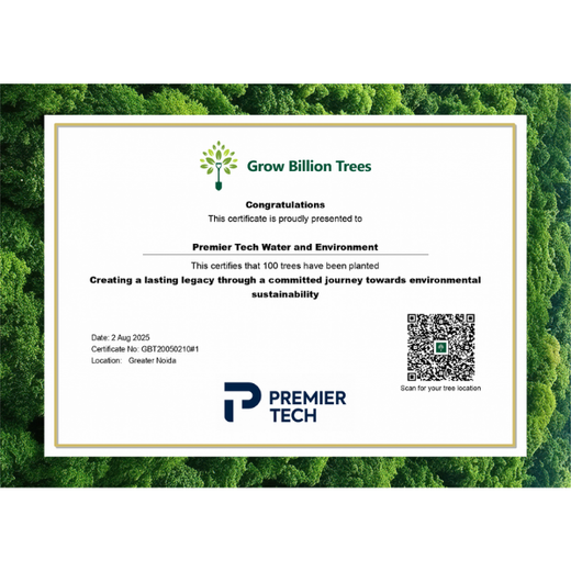 Premier Tech’s Green Footprint in Greater Noida – 6 months