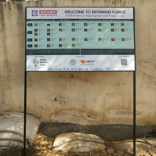 One Machine = One Tree Growing a Greener Tomorrow with Sharp Engineers – 6 months