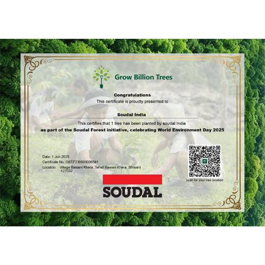 Soudal India Goes Green: Agroforestry on World Environment Day – 6 months