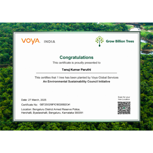 Innovation Meets Nature: Voya India’s Urban Forest for Employee Engagement – Planting