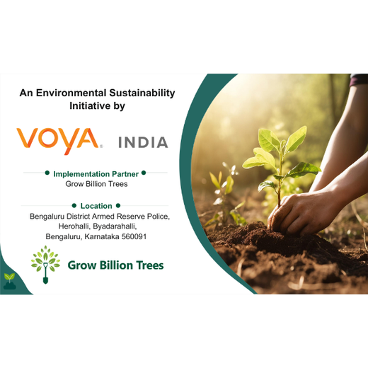Innovation Meets Nature: Voya India’s Urban Forest for Employee Engagement – Planting