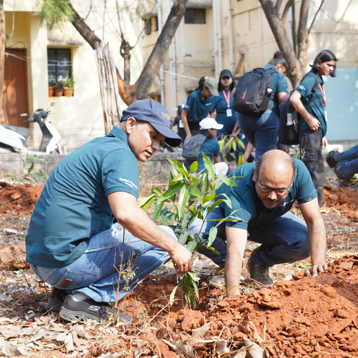 Innovation Meets Nature: Voya India’s Urban Forest for Employee Engagement – Planting