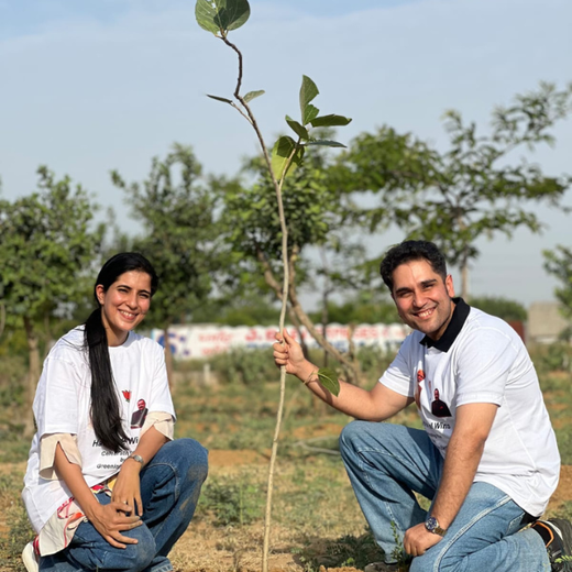 Dr. Jitendra Singh Forest: Planting Seeds of Leadership and Sustainability in Noida – Planting