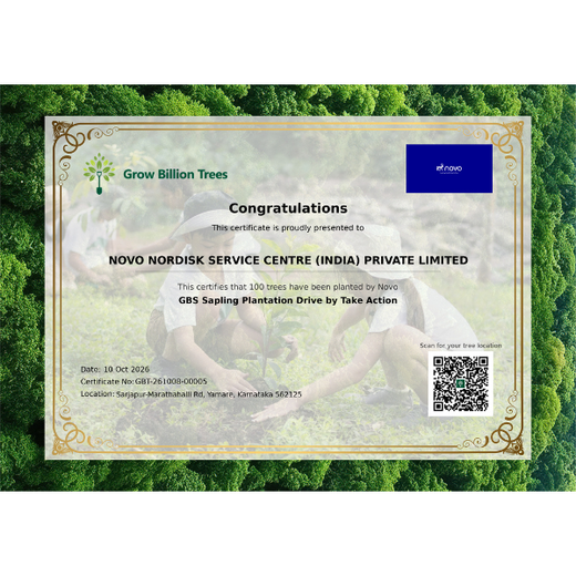 Novo Nordisk: Nurturing Nature, Strengthening Resilience in Bengaluru – Planting