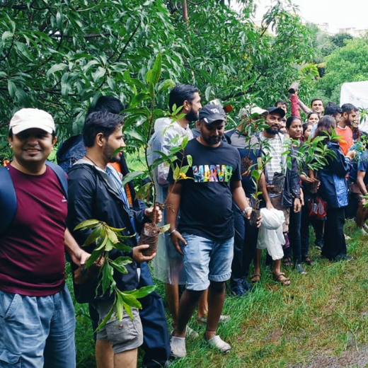 “Cimpress Mumbai Goes Green: Creating Urban Forests Through Employee Engagement” – Planting