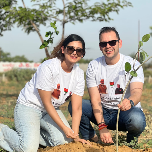 Dr. Jitendra Singh Forest: Planting Seeds of Leadership and Sustainability in Noida – Planting