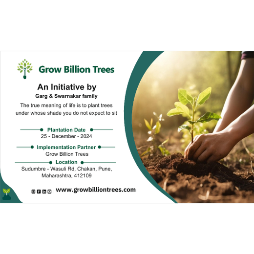 Beyond Today: Garg & Swarnakar Family’s Gift to Nature – Planting