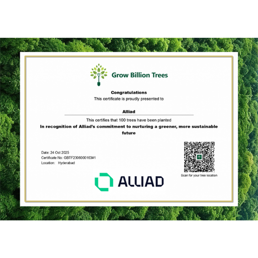 Greening the Future: Alliad’s Urban Forest Initiative – 6 months