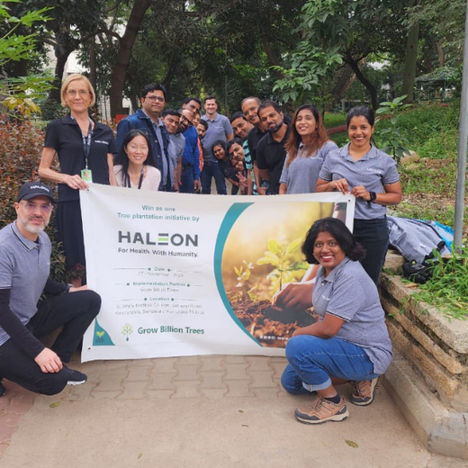 Healthier Tomorrow Starts Today: Haleon Global's Urban Greenery – Planting