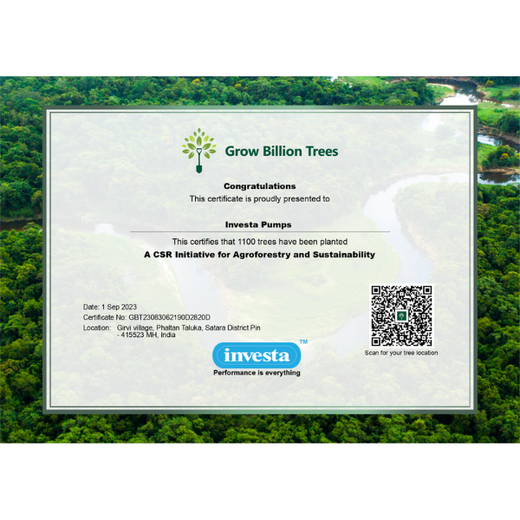 Investa Pumps Cultivates Change: A CSR Initiative for Agroforestry and Sustainability – Planting
