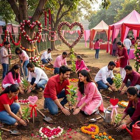 Trees for valentine's day (14th Feb)