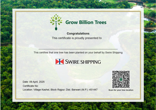 A Greener Gesture: Swire Shipping Plants Trees for Every Employee – Planting